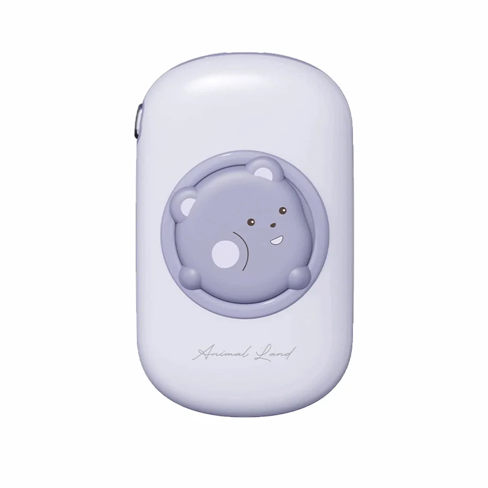 Powerbank Powerbank z kablem Ładne szybkie ładowanie Magnetyczna przyssawka Ładowanie bezprzewodowe Przenośny współdzielony akumulator do telefonu komórkowego (kolor: fioletowy)