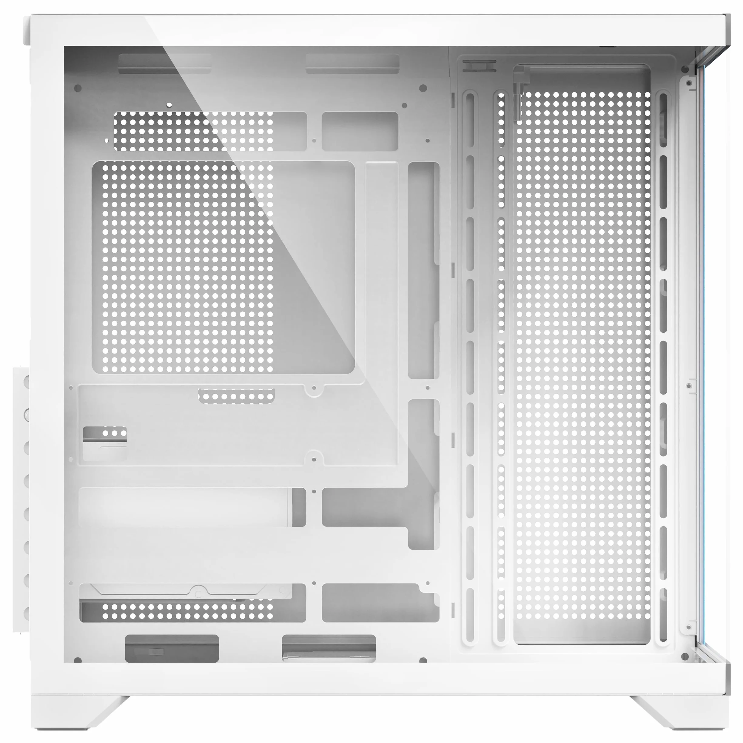 Hiditec Obudowa komputera ATX PC Gaming H3, złącze USB Type-C,1x12cm wentylator ARGB, kontroler ARGB, kompatybilny BTF, ATX i micro ATX, podwozie z systemem podwójnej kamery, do 10 wentylatorów 120 mm