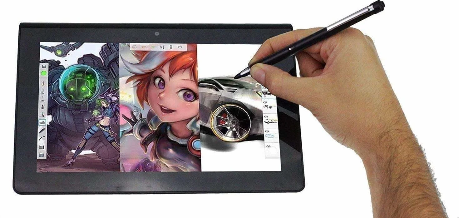 Navitech Czarne pióro cyfrowe z ma?? ko?cówk? - kompatybilne z MSI Summit E14 Evo - A12M 14" Laptop