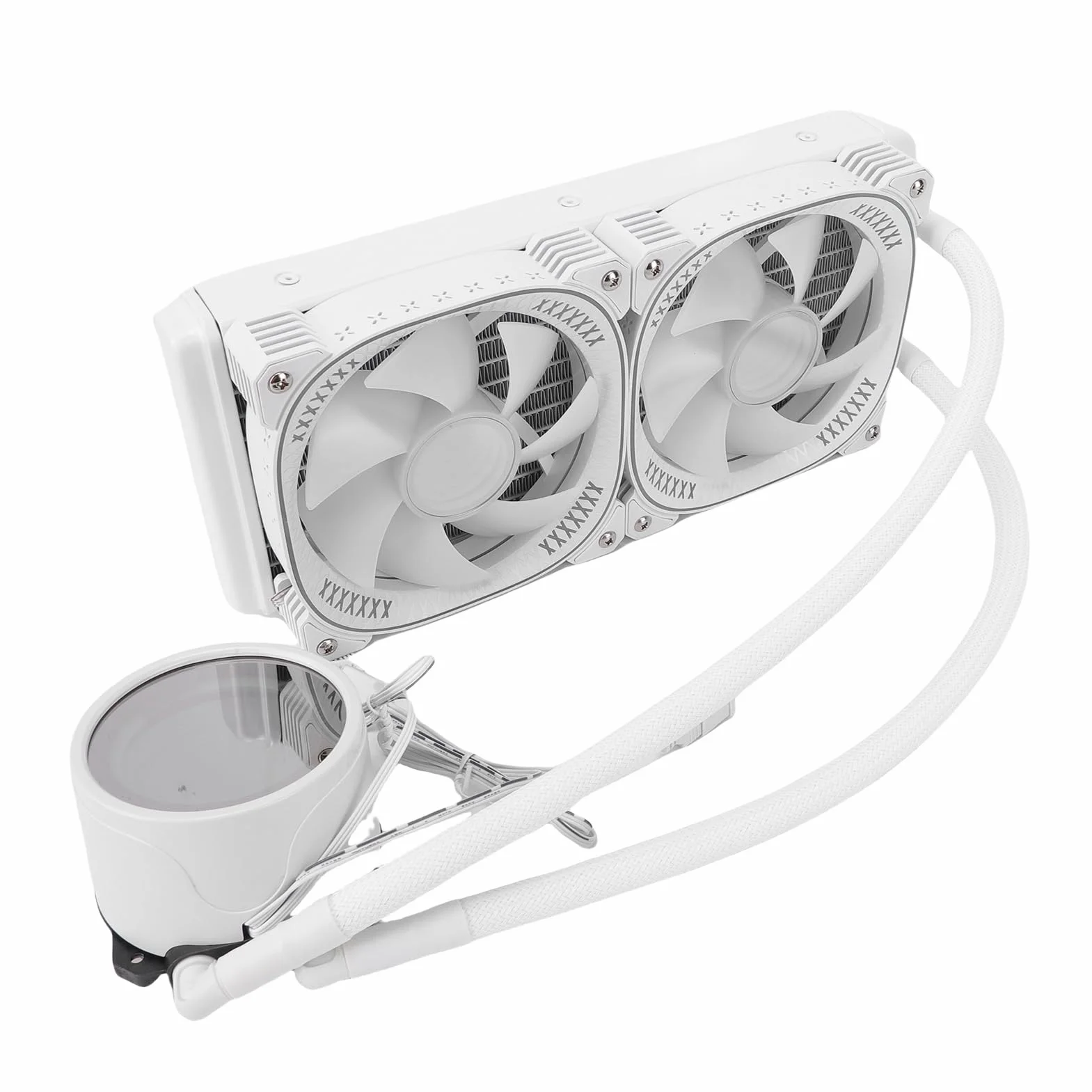 Płynna Chłodnica Procesora ARGB 240 Mm z 2,2-calowym Ekranem IPS LCD, Podwójnym Wentylatorem PWM 800-1800 Obr./min dla LGA1851 1700 1200 115X 1366 2011 2066 AM5 AM4 AM3 AM3+ AM2 FM2 FM2+
