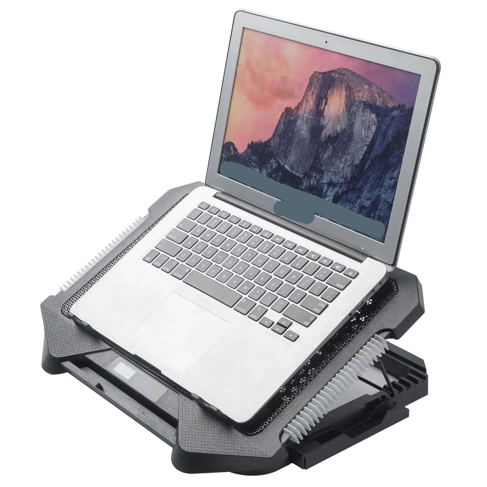 Chłodziarka Laptopa Podkładka Chłodząca Do Laptopa Gamingowego Z 5 Wentylatorami Chłodzącymi, Stojak Na Telefon 14 Cali Stojak