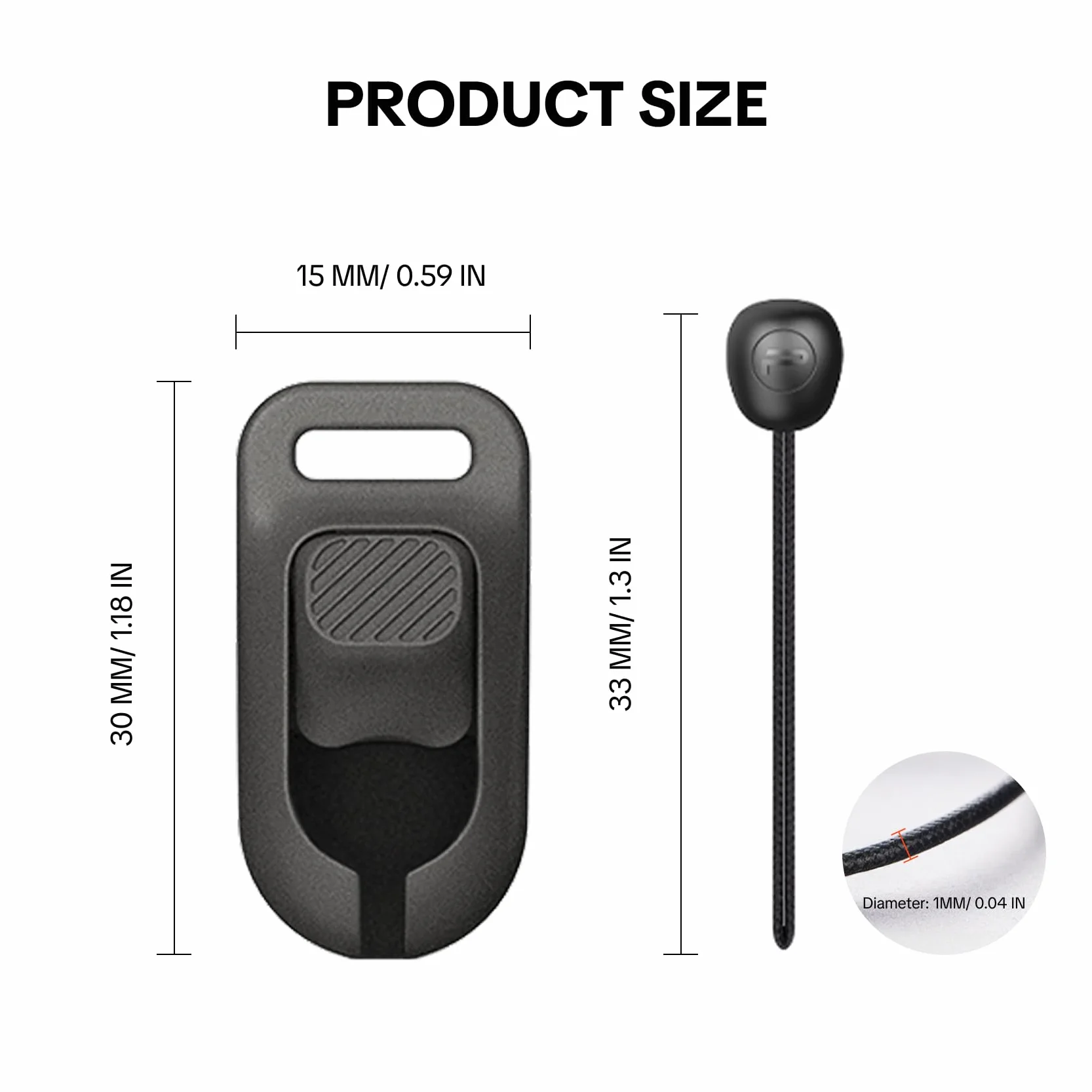 PGYTECH Pasek do aparatu z szybkim zapięciem, zestaw z koralikami, zestaw Connector Air z Quick Beads (1,5 mm), kompatybilny z paskiem do aparatu, paskiem na rękę do aparatu lub paskiem do plecaka na