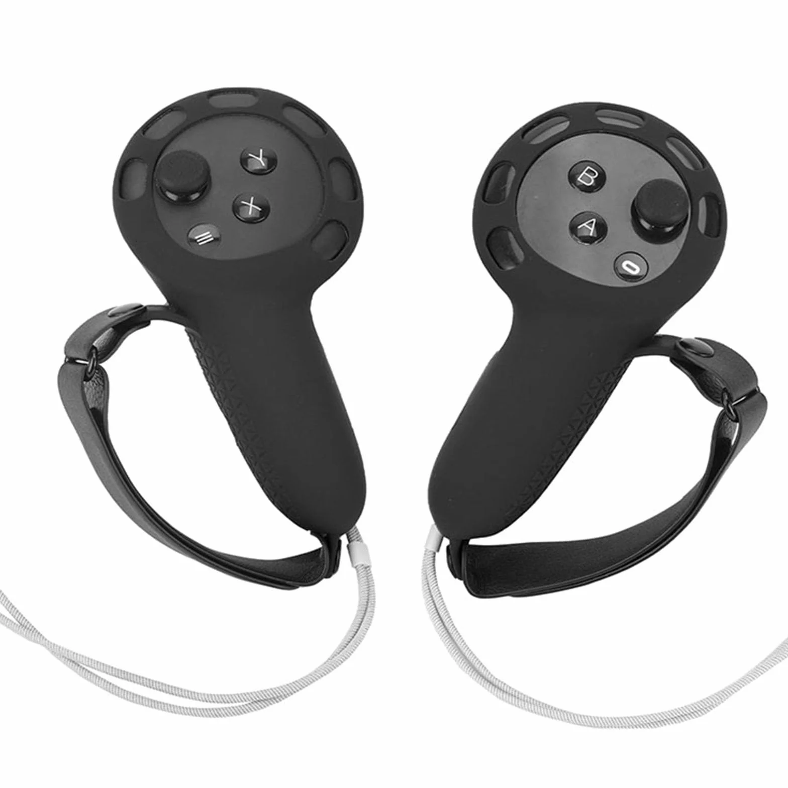 Meta Quest 3 silikonowa osłona uchwyt regulowane paski na kostki VR akcesoria