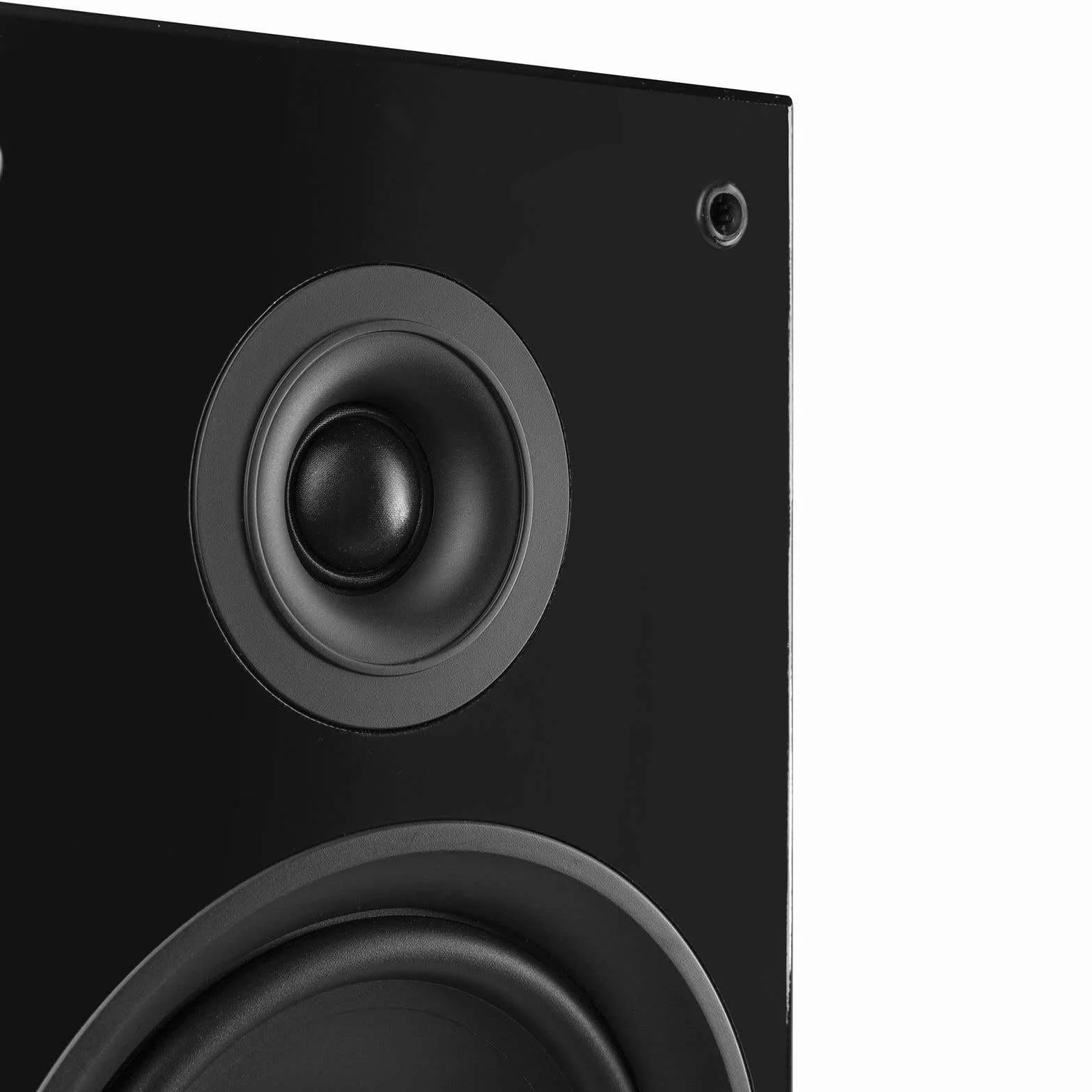 Fenton SHF80B Hifi Speakers 500W - 3-drożny zestaw głośników High-End - 3 Woofery + Głośniki wysokotonowe - muzyka, filmy i gry - czarny