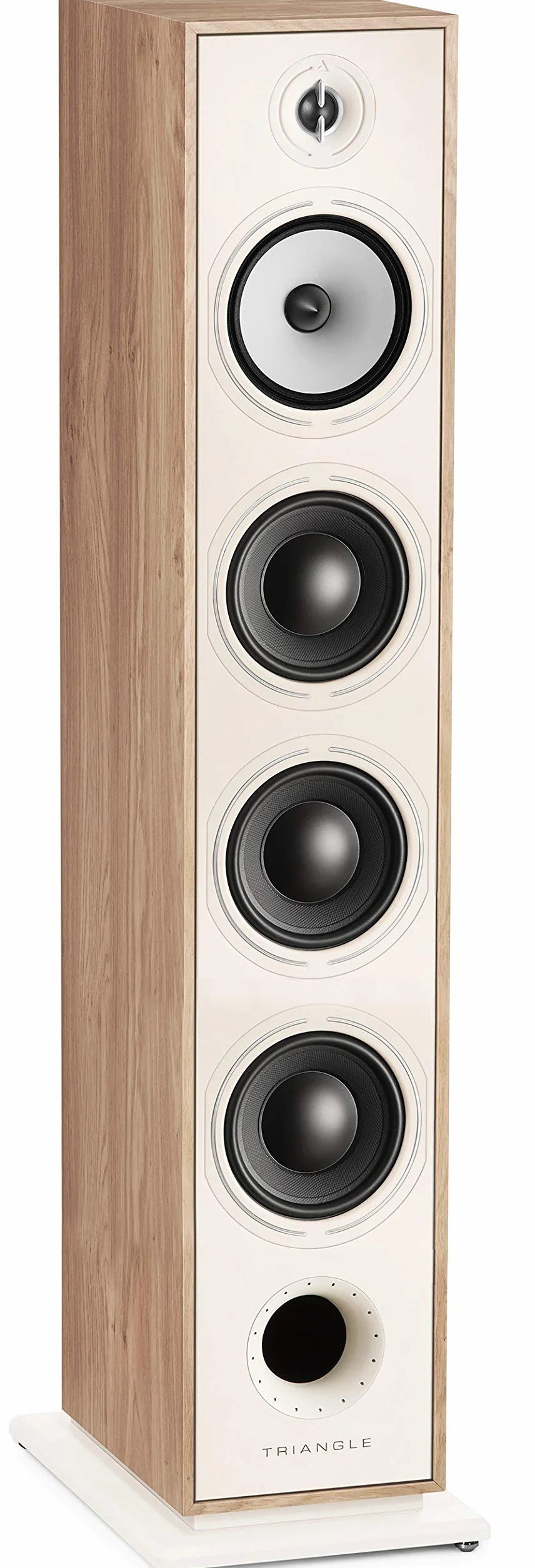 TRIANGLE - BOREA BR09 Głośnik podłogowy Hi-Fi - Dopuszczalna moc 170 W - Wyjście 92 dB/W/m - Głośniki 16 cm - Wszechstronna muzyka i kino domowe - 206 x 1095 x 314 mm - Jasny dąb (sztuka)