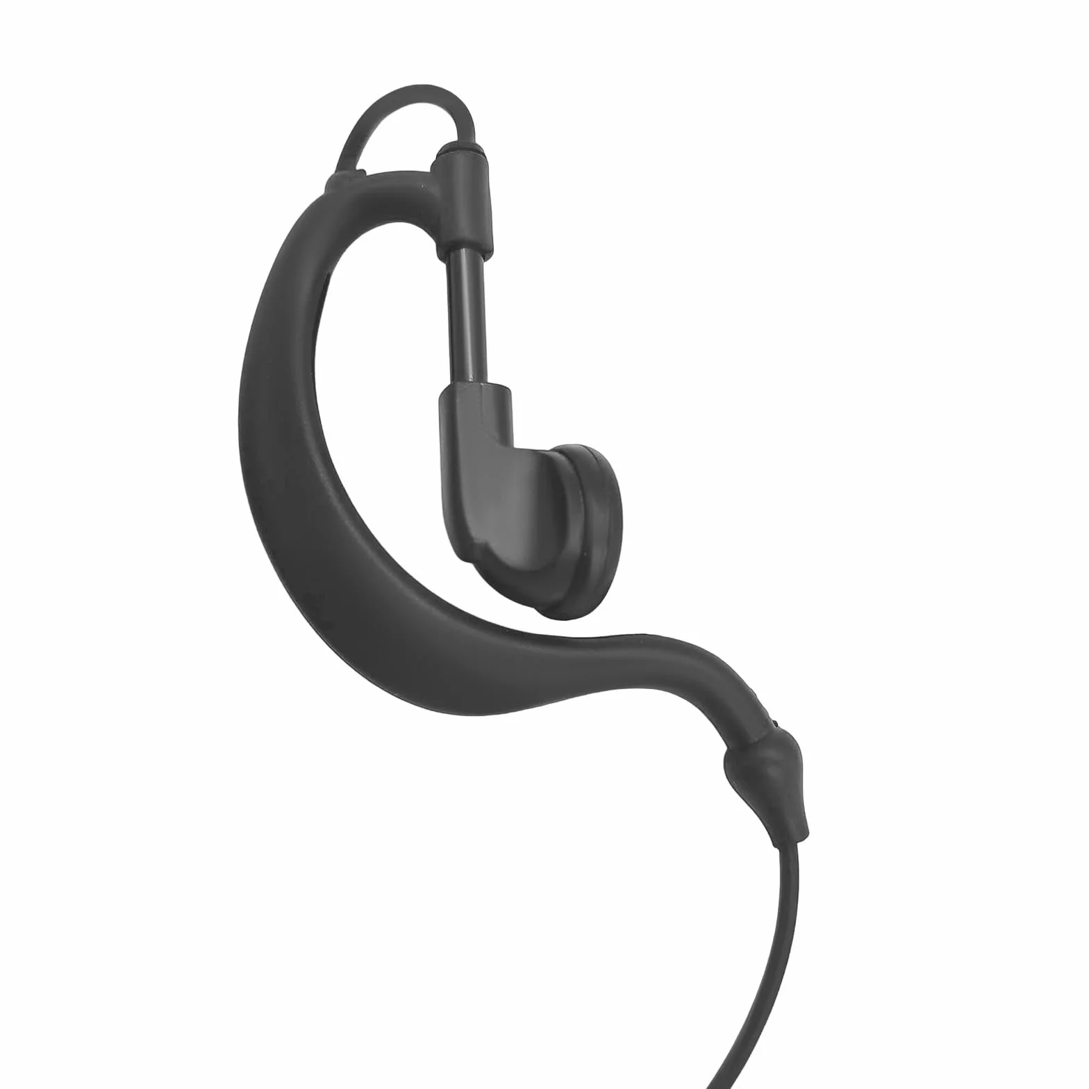 G Shape Uv-5r słuchawka 2-drożna słuchawka radiowa K1 2-pinowa słuchawka 2 Prong Walkie Talkie zestaw słuchawkowy z mikrofonem słuchawki do Retevis Kenwood Baofeng Samcom Arcshell 007 rt22p