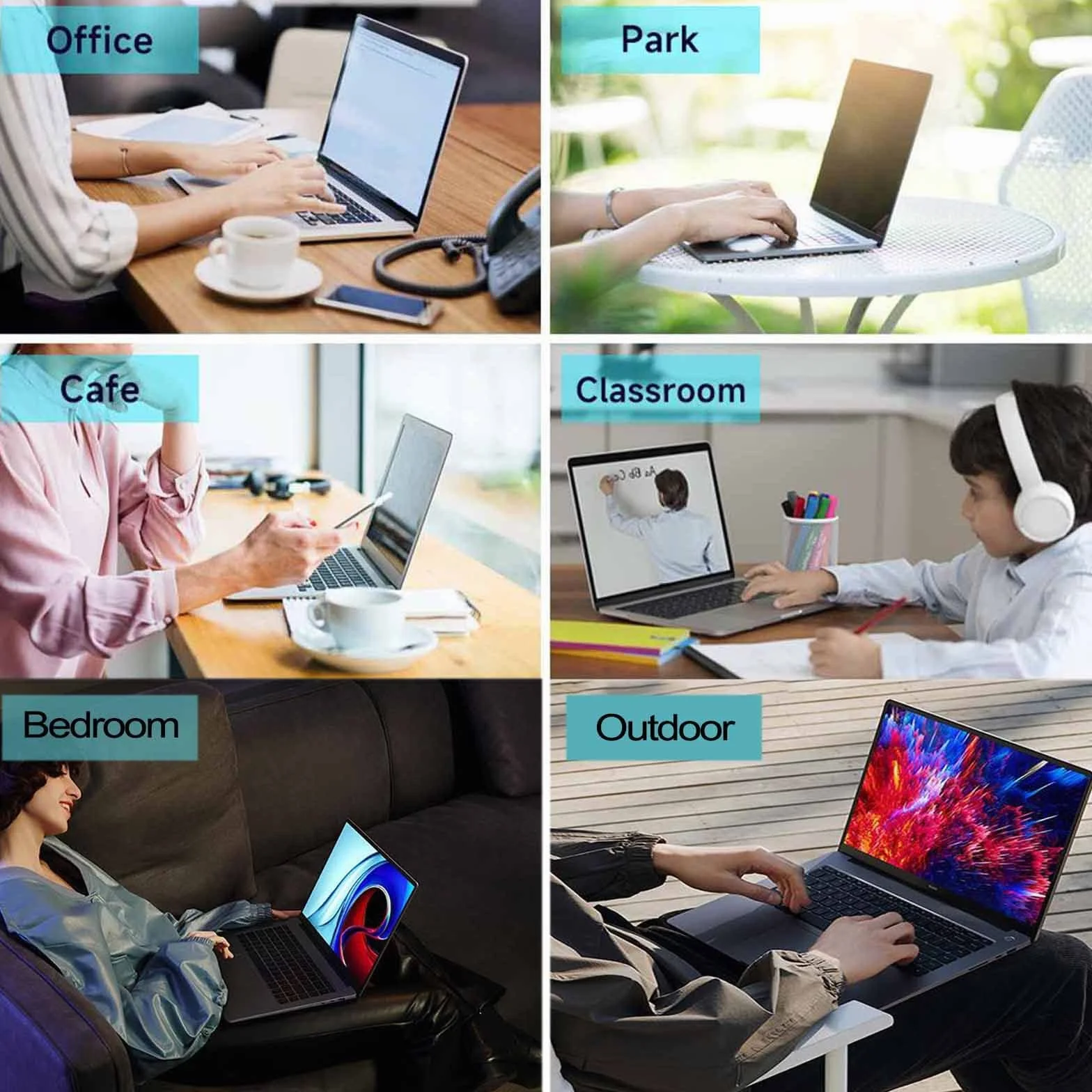 Wyjmowany 14in Folia Ochronna Na Laptopa, AntiBlue Light Folia Filtrująca Ochrona Oczu, HD Przezroczysty Screen Protector, Wiszący Zainstalować, Brak Bąbelków, Odporny Na Zarysowania
