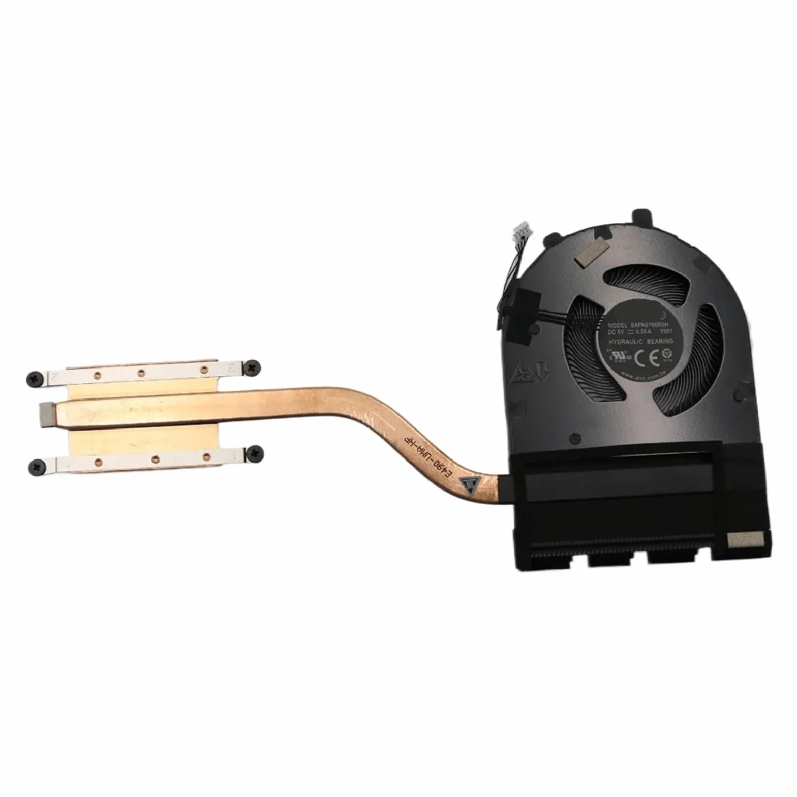 Wentylator chłodzący procesora do laptopów E490, E590, R490, R590, E490S (numery części: 02DL824, 02DL825, 02DL828)