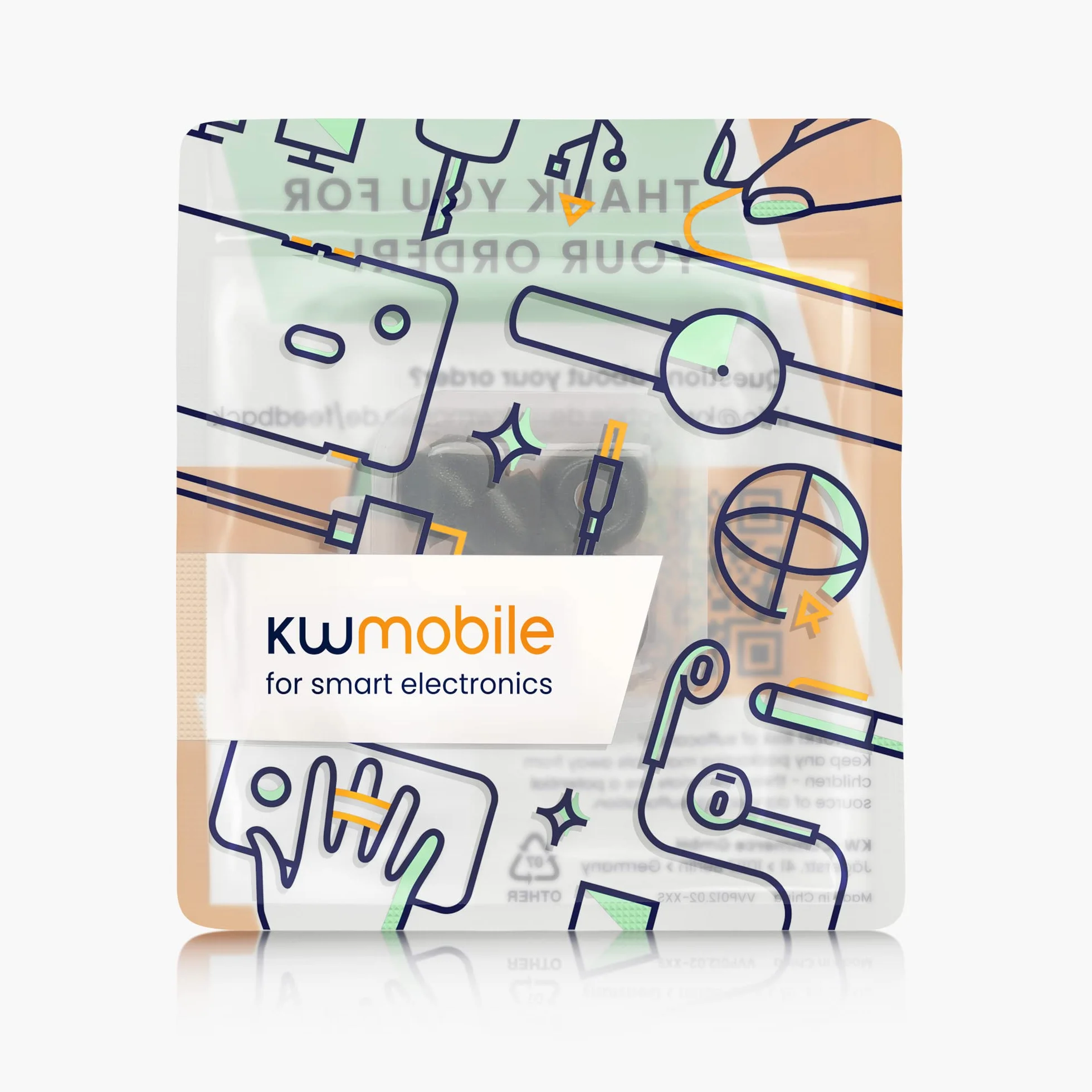 kwmobile 6 x zamienne słuchawki douszne kompatybilne z Sony WF-1000XM4 - 3 rozmiary - miękkie wkładki douszne - czarne