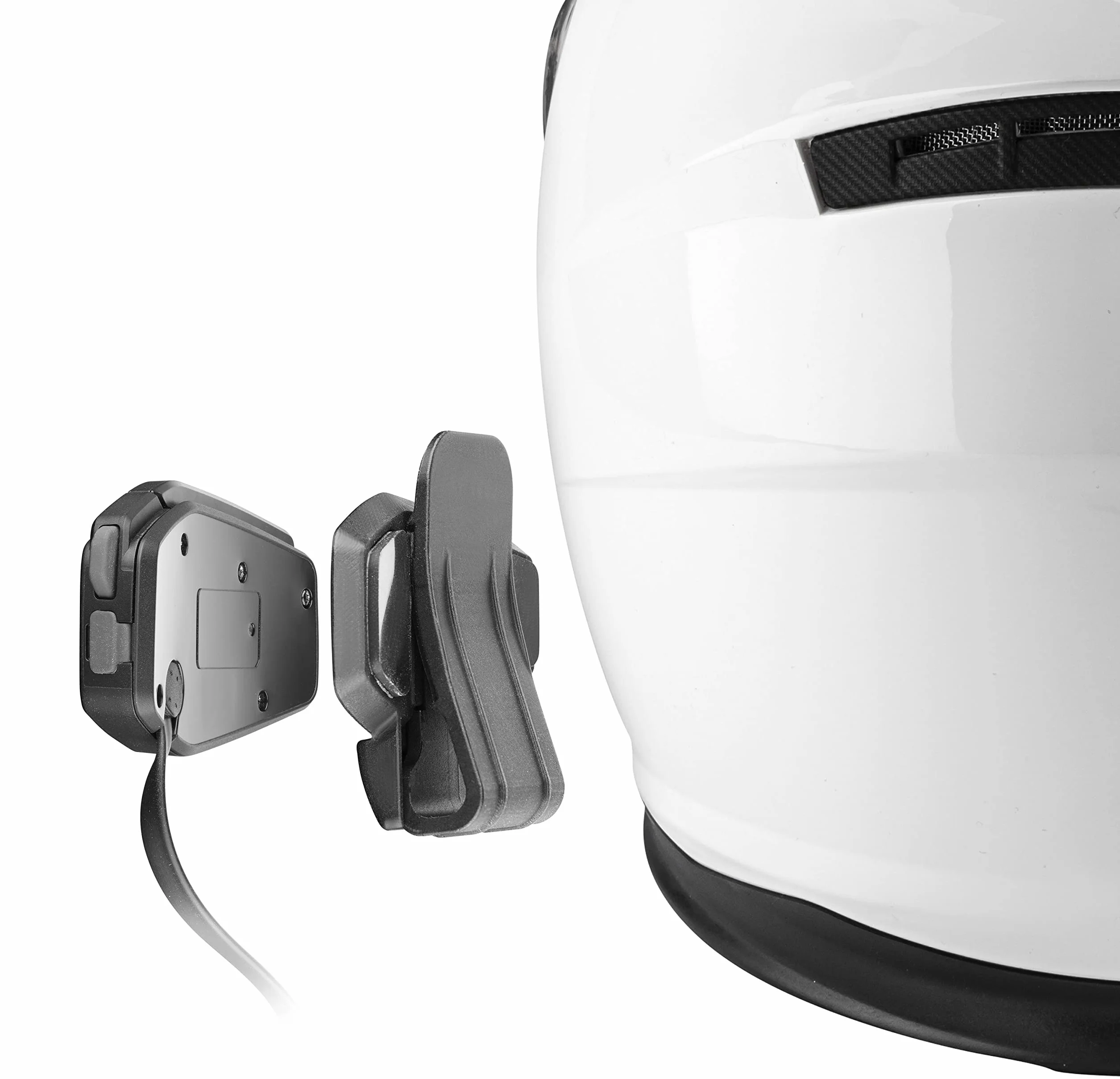 INTERPHONE Cellularline UCOM16 | SINGOLO | Interfono Tecnologia Mesh 2.0 e Bluetooth 5.0, Uso Gruppo 24 Piloti, Distanza 1,6Km, Autonomia Fino a 15 Ore, Mp3, GPS, Impermeabile IP67, Universale.