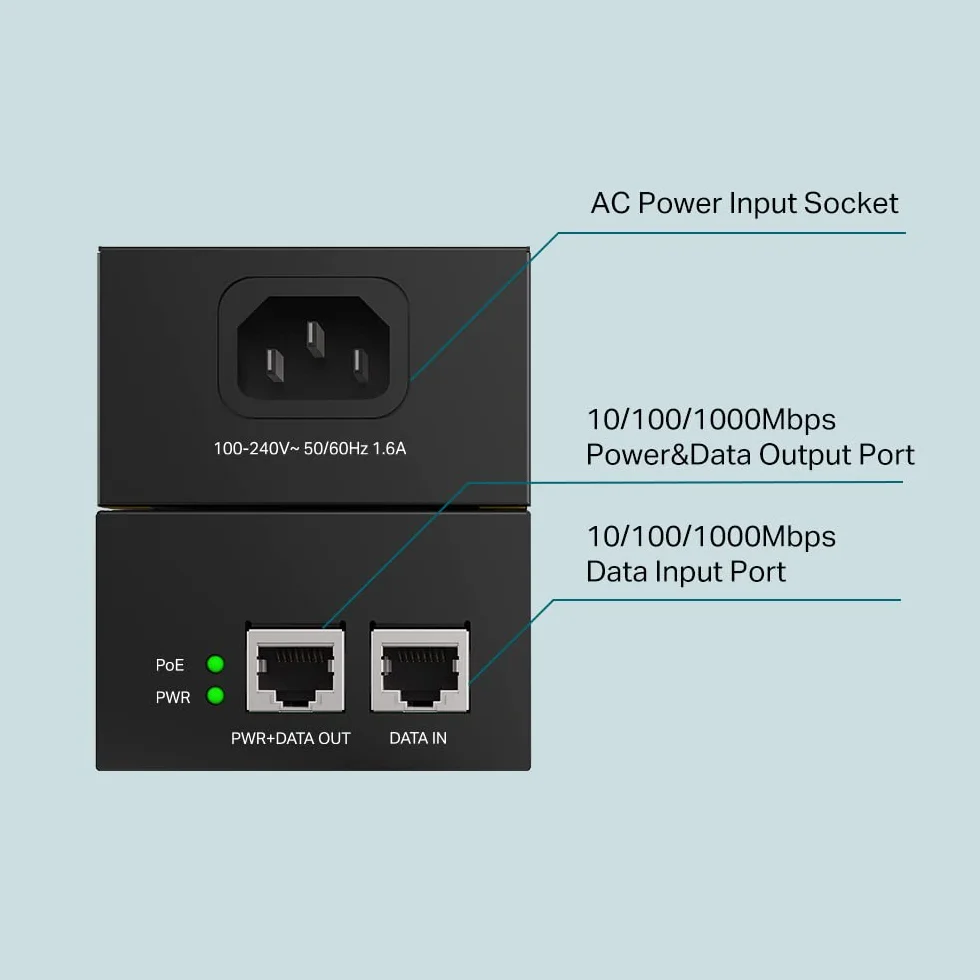TP-Link TL-POE170S adapter PoE Gigabit Ethernet