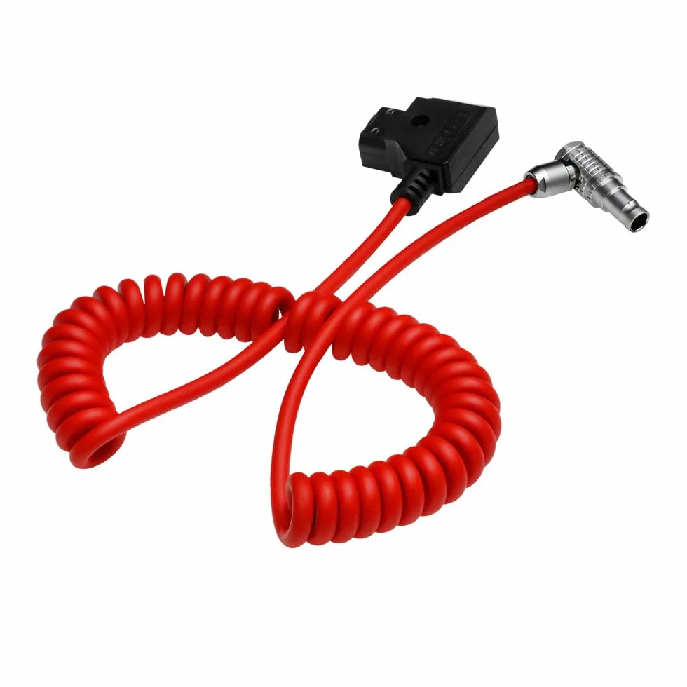 Alvin's Cables 2-pinowy kabel zasilający męski na D-Tap do Teradek SmallHD Z-CAM Blackmagic Pyxis, ultra miękki
