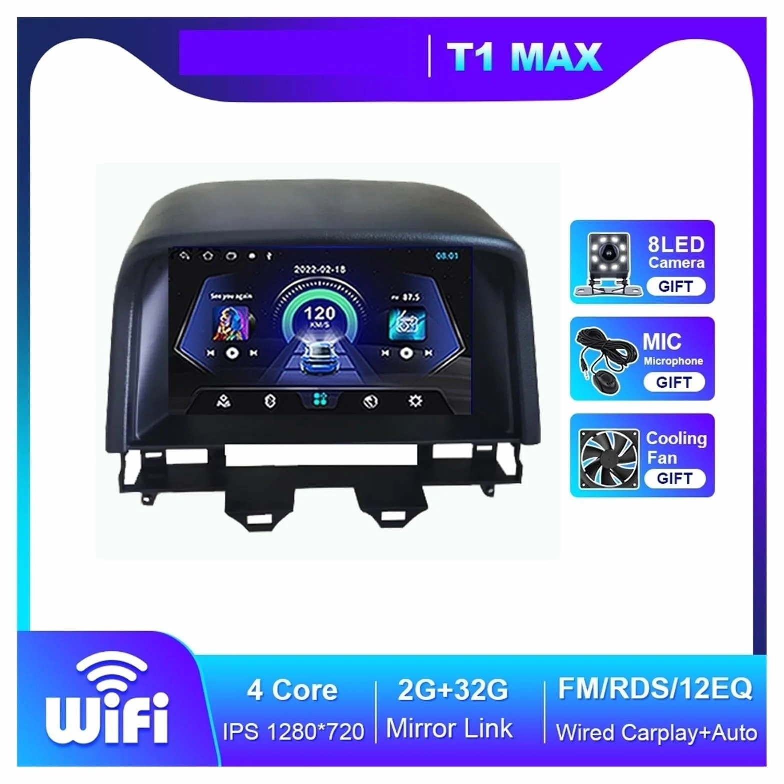 Nawigacja GPS Stereo Audio Video Akcesoria Odtwarzacz Przejrzysty I Responsywny