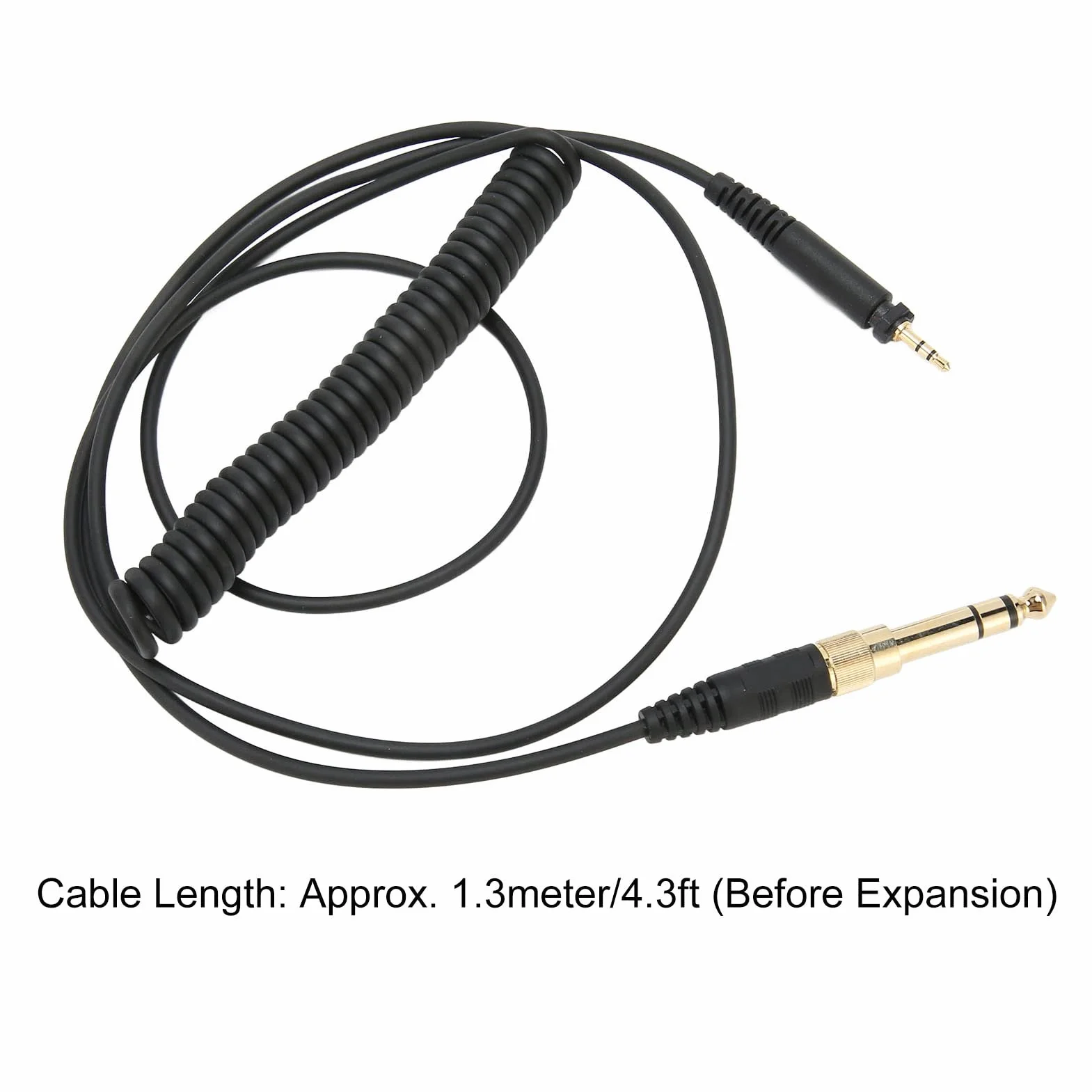 Vbestlife Wymienne słuchawki audio Upgrade-Hi-Fi kabel stereo do SRH840 SRH940 SRH440 SRH750DJ, 4,3 stopy