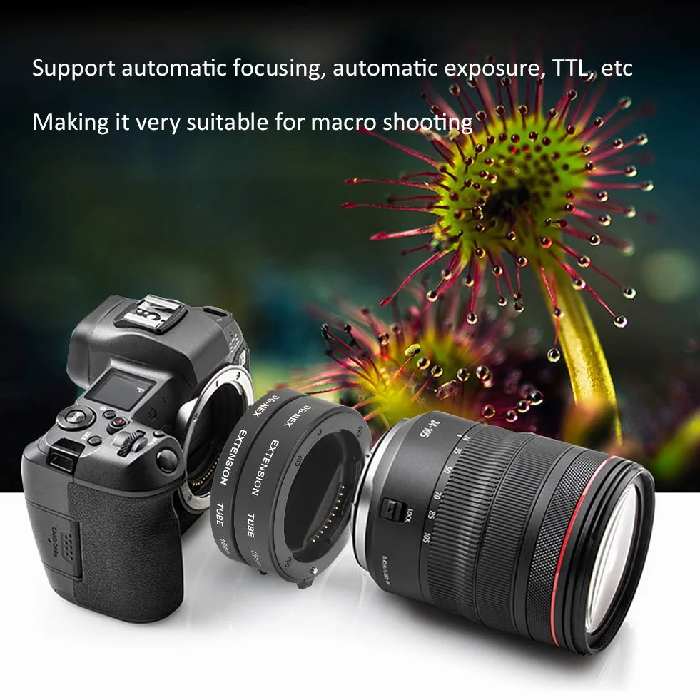 10mm + 16mm automatyczne ogniskowanie makro pierścień pośredni rura przedłużająca, do aparatów dla A9 A7 A7II A7III A7RIII A7RII A7S A7R A6300 A6000 A5000 A6500 A6600 NEX-5T