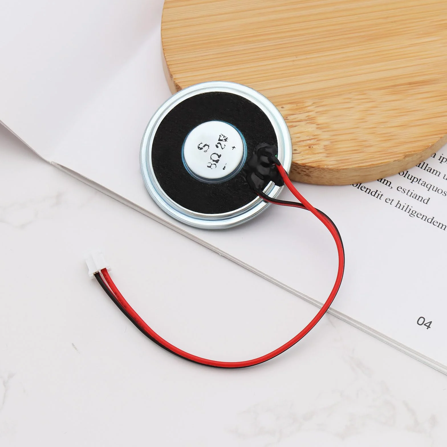 Głośnik magnetyczny 2W 8Ω 40mm z przyłączem JST-PH2.0 mikrogłośnik wewnętrzny