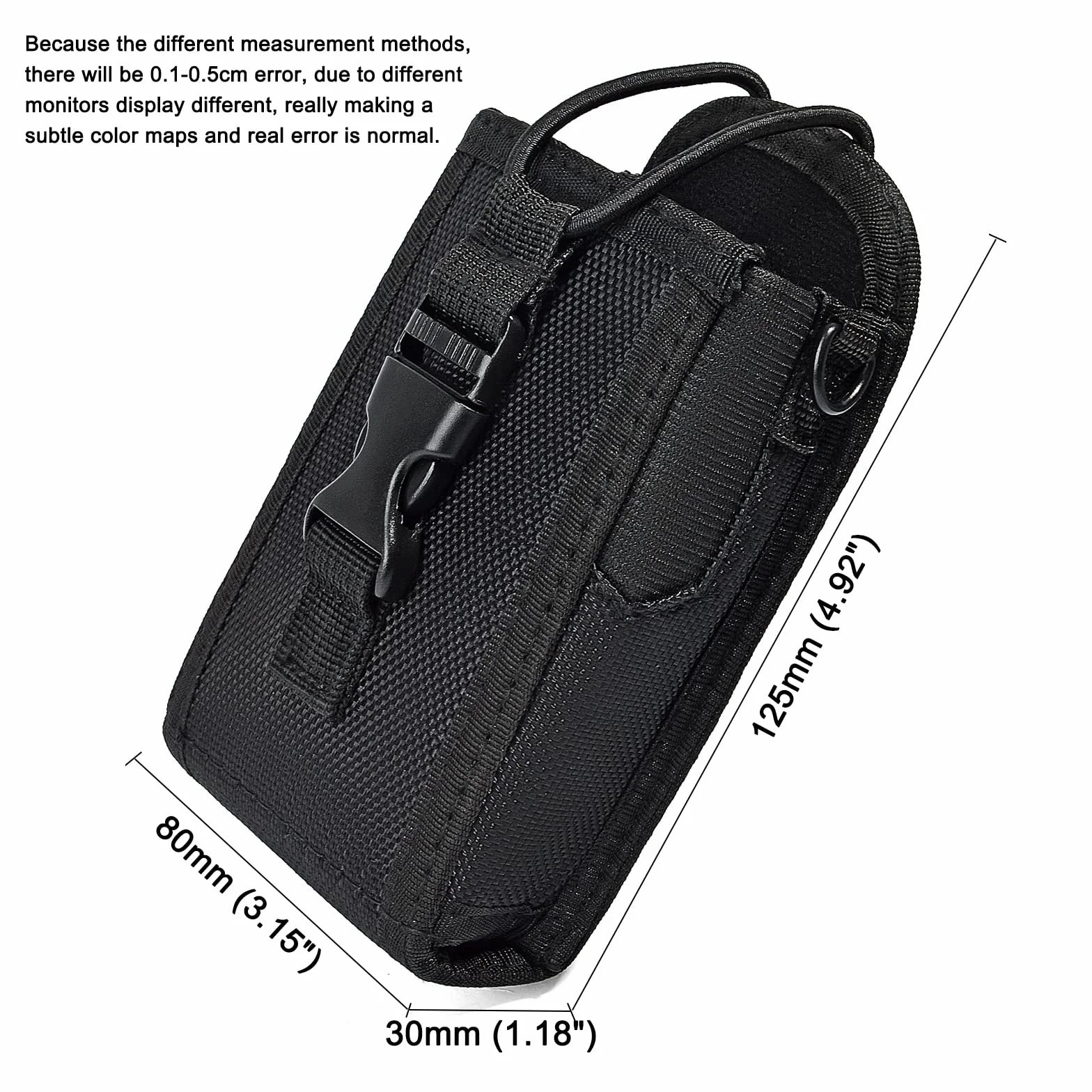 Nylonowe etui do Walkie Talkie kompatybilny z Motorola GP328, PRO5150, GP320, GP340, MTX960, President Randy 3, Sepura, Mindland