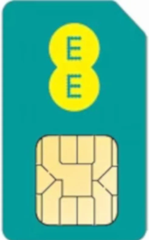 EE Karta SIM Pay As You Go z kredytem 10 GBP, 8 GB danych, 500 minut i nieograniczone teksty