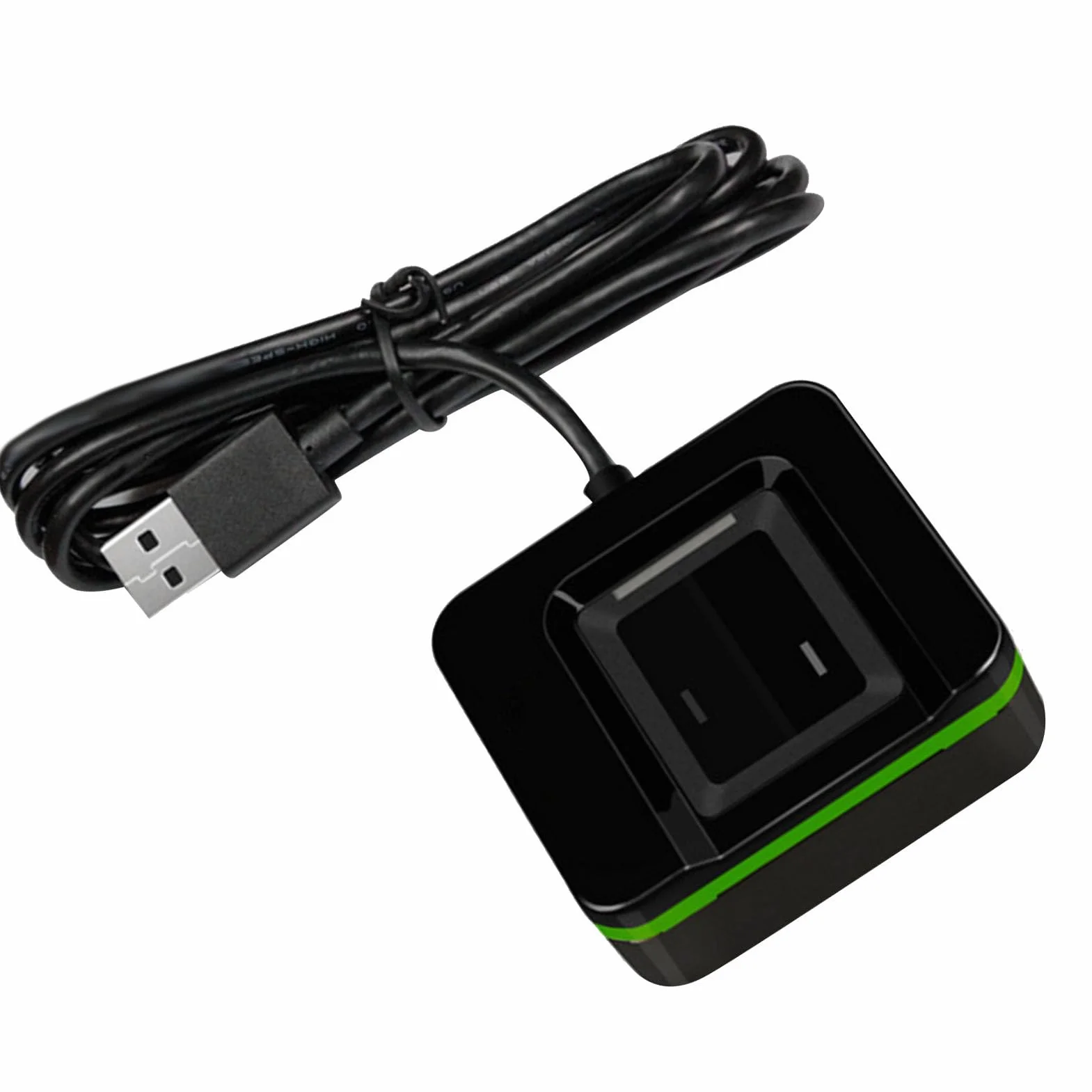 Biometryczny Czytnik Linii Papilarnych, Czytnik Linii Papilarnych USB z Kablem 5,9FT do Komputera PC, Niskie Rozpoznawanie Błędów, łatwa Konfiguracja (ZKLIVE20R)