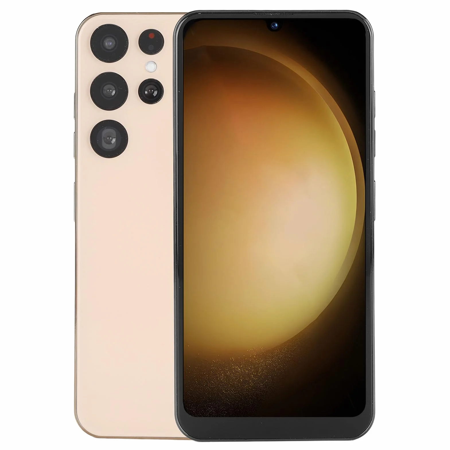 Cuifati 6,26 Cala Telefon Komórkowy, 4 GB RAM 64 GB ROM, 16MP AI Camera, Metalowa Konstrukcja Ramy, Bateria 5800 MAh, rozdzielczość 720x1600, Odblokowanie Twarzy, Smartfon na 8.1 z (GOLD)