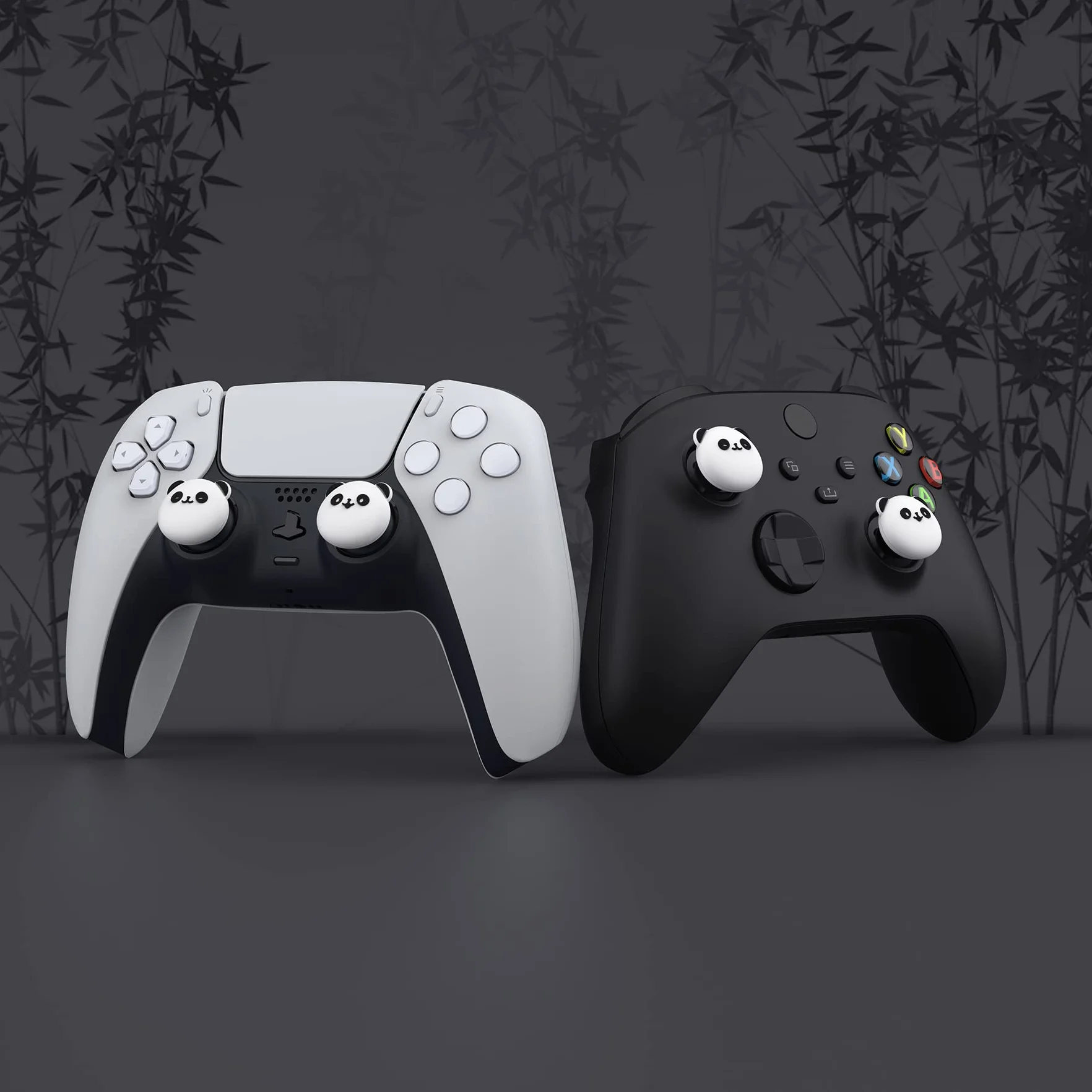 PlayVital 4PCS Thumb Grip Caps do PS5 Controller Nakładki na kciuk PS4 Analogowa Osłona Sztyftu Xbox Series X/S Switch Pro