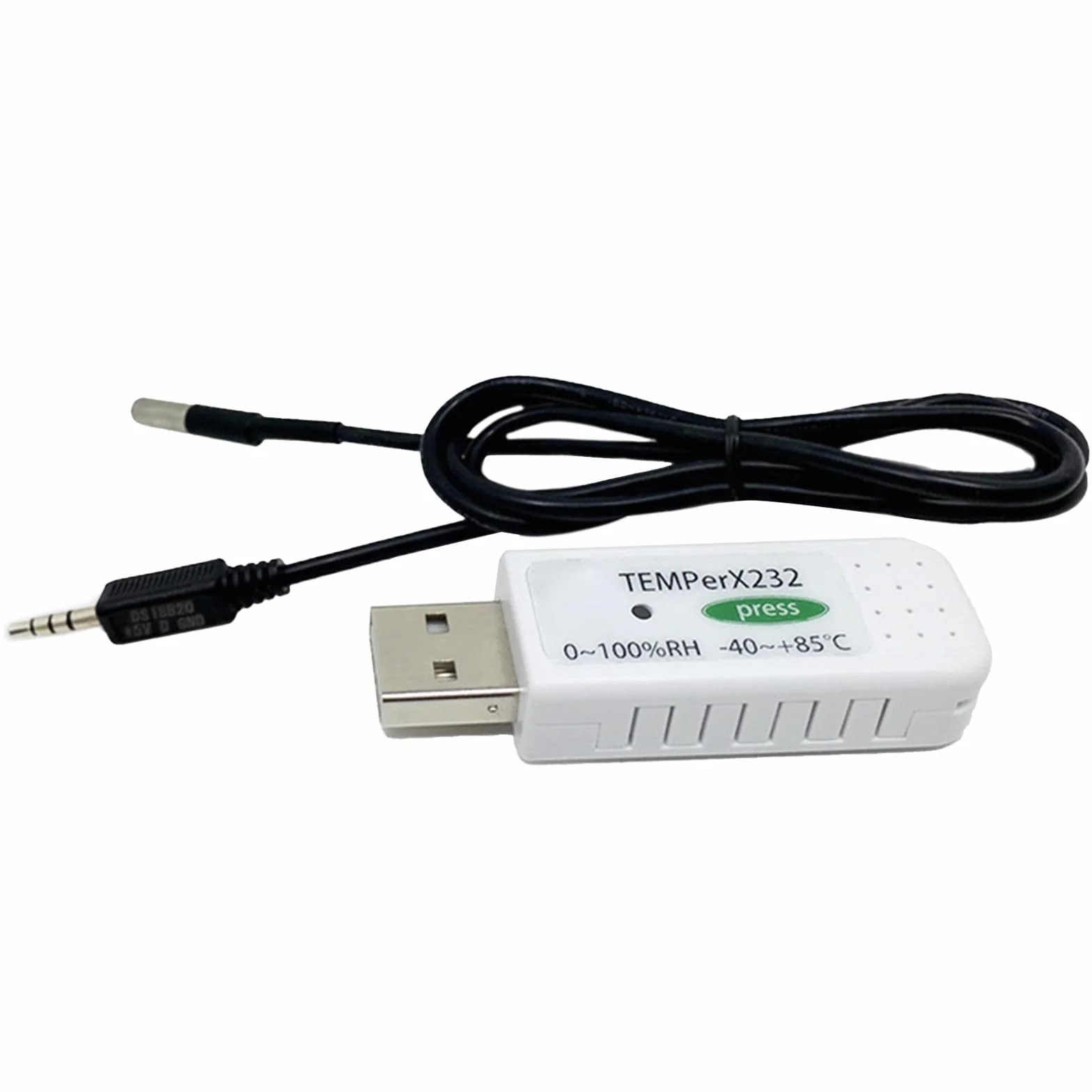 USB miernik temperatury i wilgotności, sonda zewnętrzna, alarm e-mail, przechowywanie danych, rejestrator,