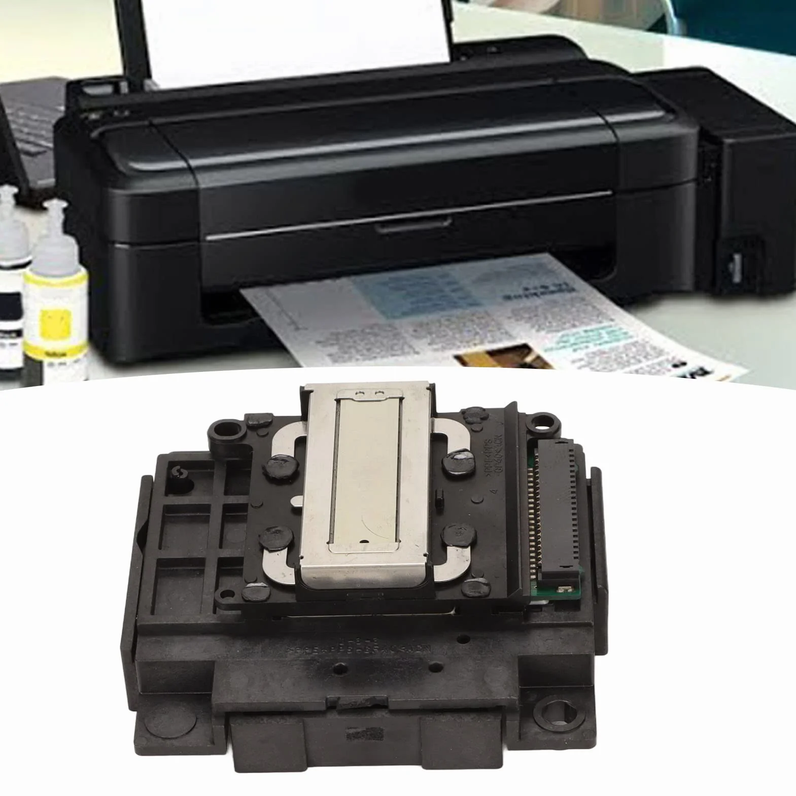 Kolorowa Głowica Drukująca L301, Wymienna Głowica Drukująca do Epson L300 L301 L303 L351 L355 L358 L111 L120 L210 L211 ME401 ME303, Części Zamienne do Drukarki