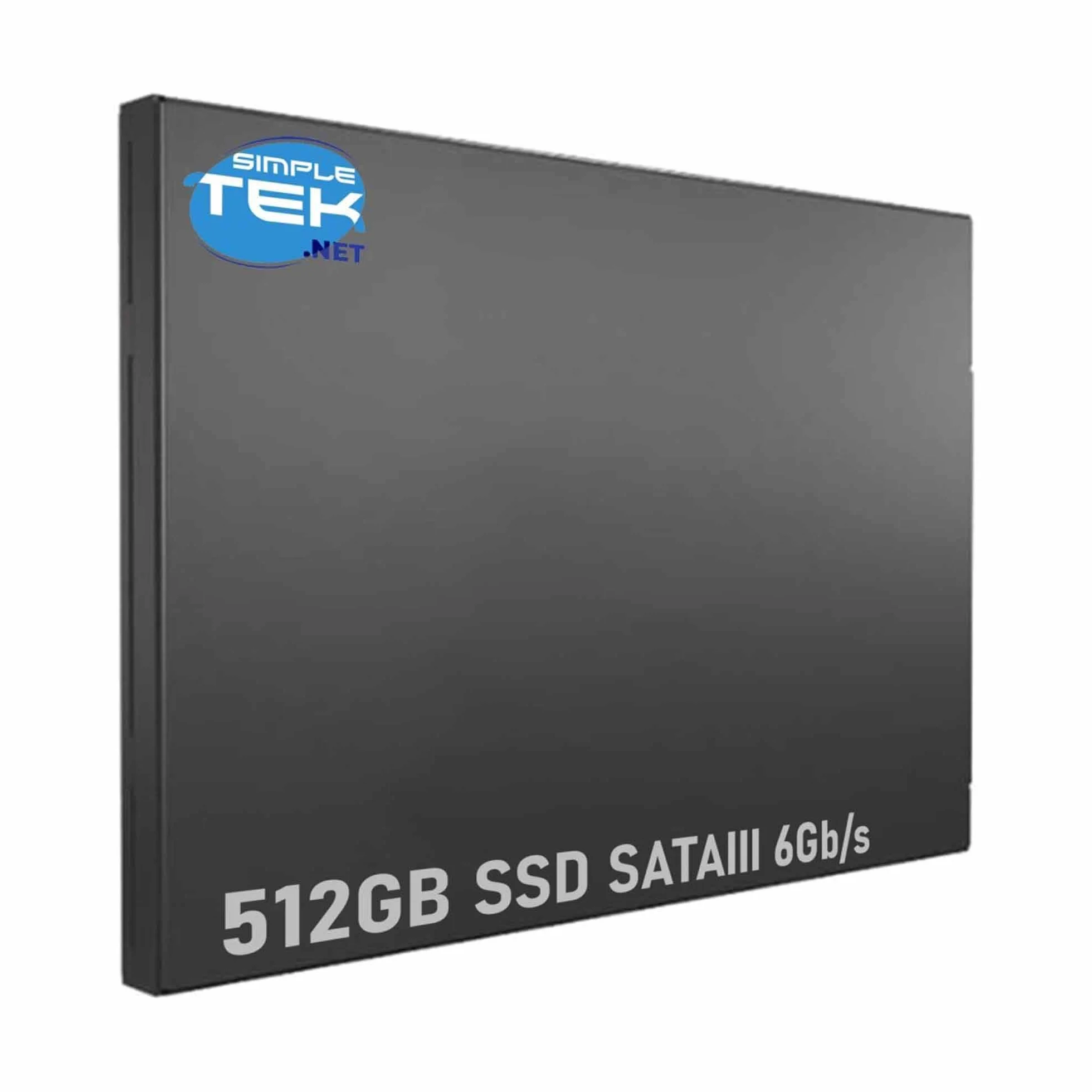 SIMPLETEK Wewnętrzny dysk SSD 2,5" 512 GB - SATA III 6 Gb/s - do 550 MB/s - czarny | idealny dysk półprzewodnikowy do notebooków PC