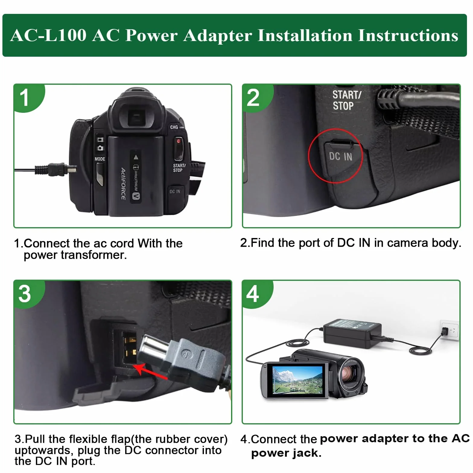 Zasilacz AC-L100 zasilacz AC-L100 ładowarka zastępcza do Sony AC-L100 AC-L15 AC-L10 AC-15A AC-L10A kamera do telefonu komórkowego DCR-TRV MVC-FD DSC-S30 DSC-F707 DSC-F717 DSC-F828