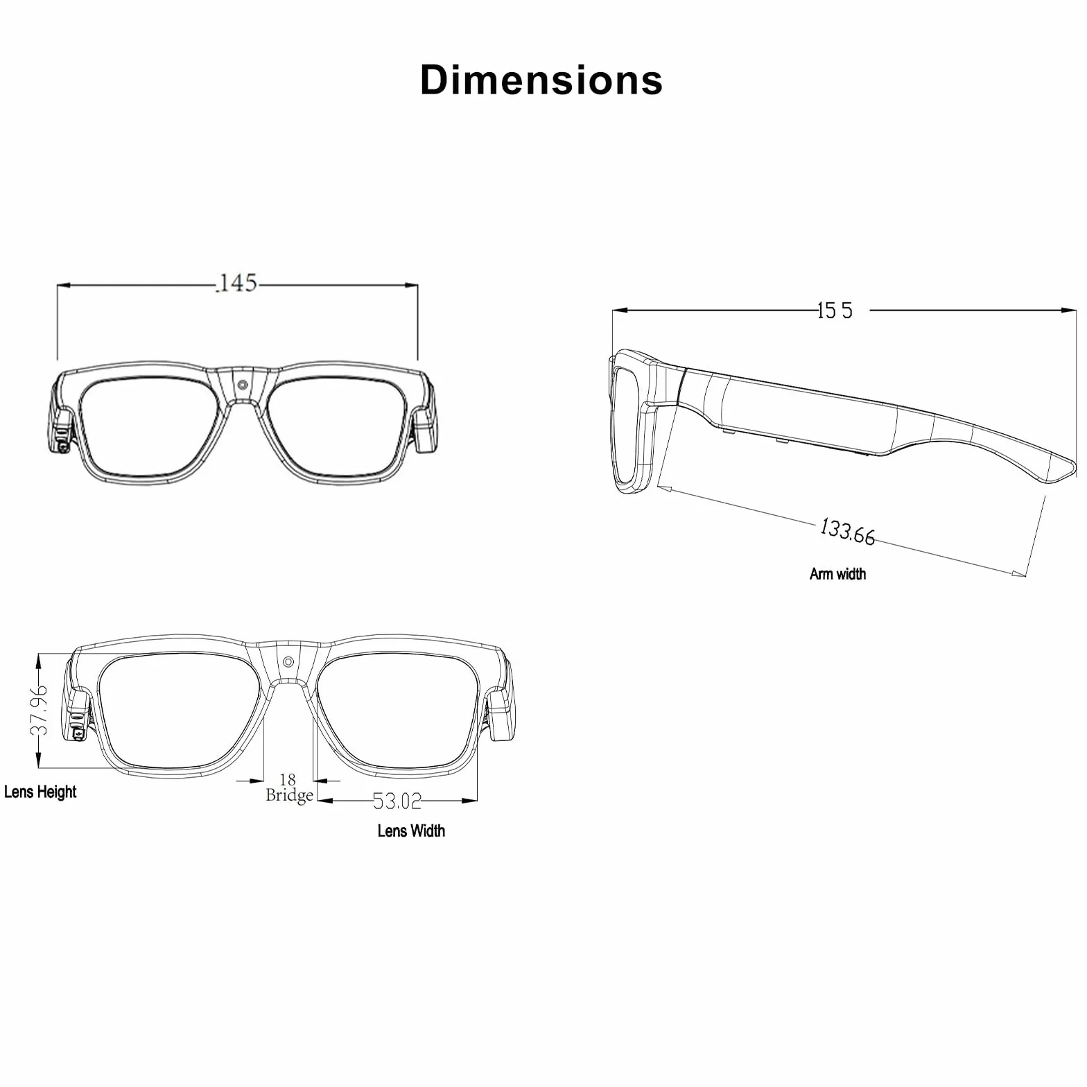 OhO sunshine Inteligentne okulary Bluetooth z nagrywaniem kamery 4K i pamięcią tłumaczenia w czasie rzeczywistym