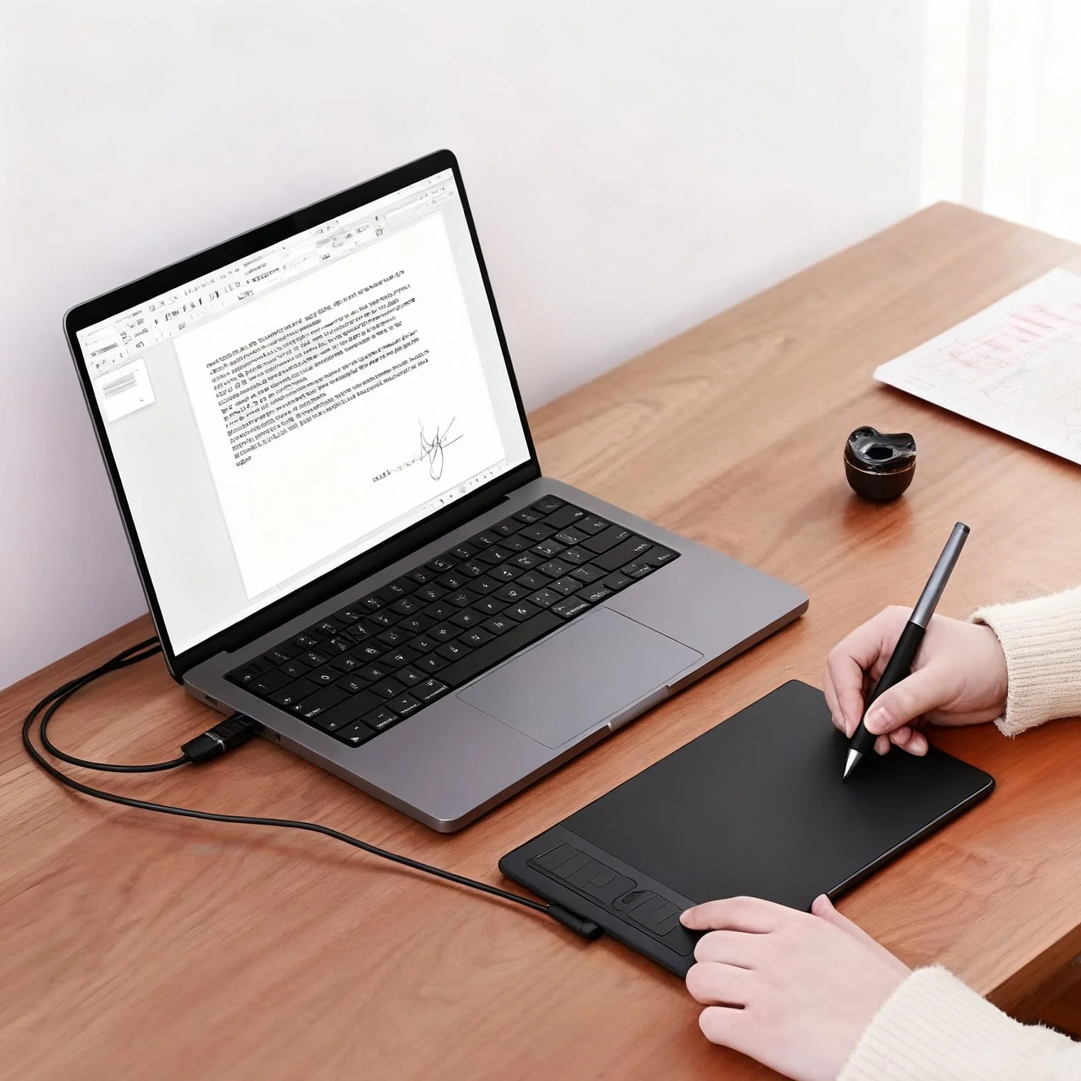 2023 HUION Inspiroy 2 mały tablet do rysowania z kółkiem przewijania, 6 spersonalizowanych klawiszy, rysik bez baterii do sztuki cyfrowej, projektowania, edycji zdjęć, tablet graficzny 6 x 4 cale,