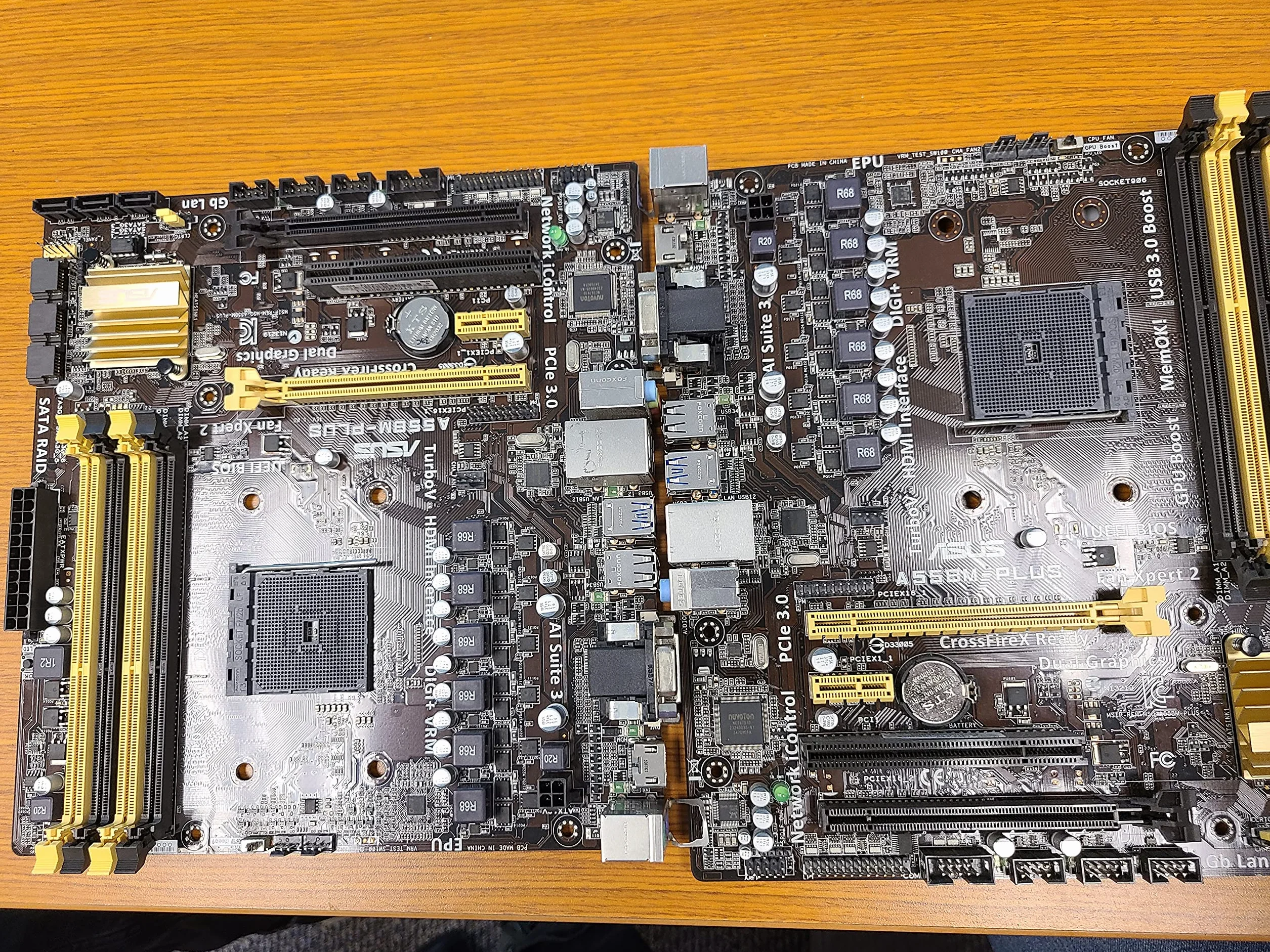 Asus Płyta główna A55BM-E (gniazdo FM2+, AMD A55 FCH, DDR3, S-ATA 300, Micro ATX, PCI Express 3.0)