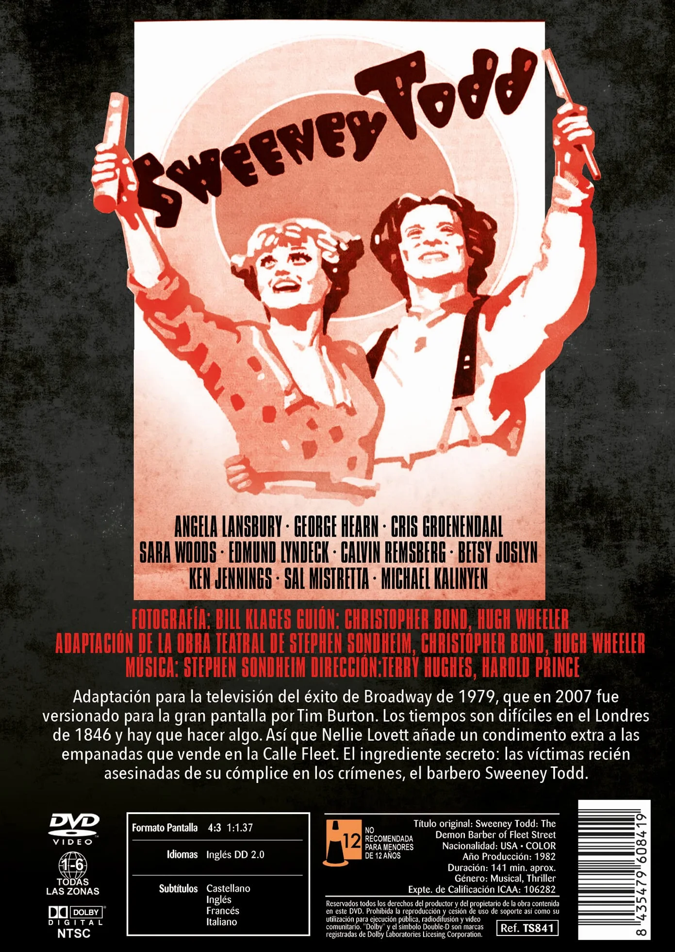 Sweeney Todd v.o.s - DVD