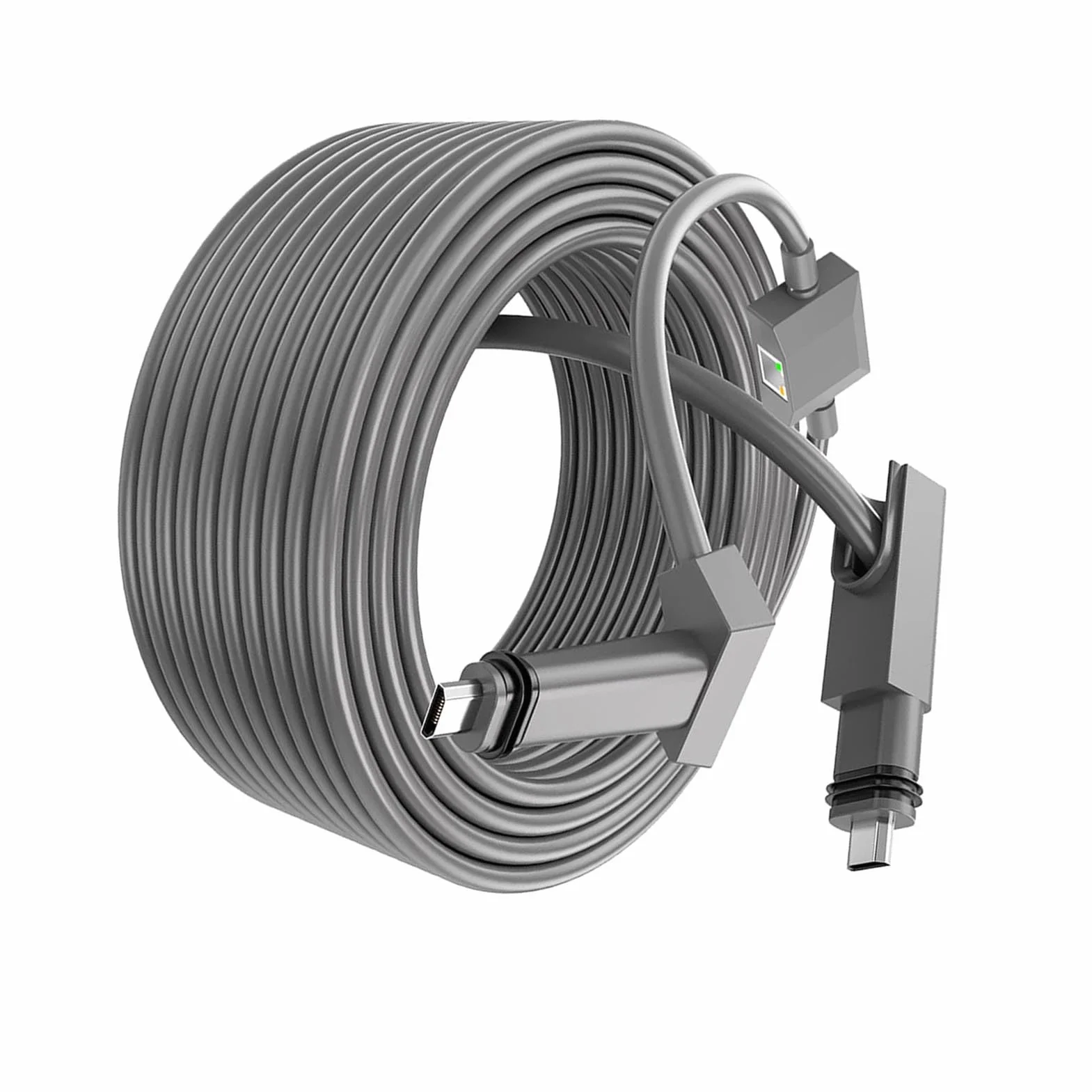 Sorandy Zewnętrzny Kabel Satelitarny o Długości 30 Stóp, Kabel 2 w 1 IP68 z Portem Ethernet, Przewód Zamienny do Anteny GEN2/V2